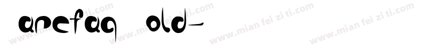 Carefaq Bold字体转换